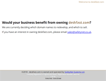 Tablet Screenshot of deskfast.com